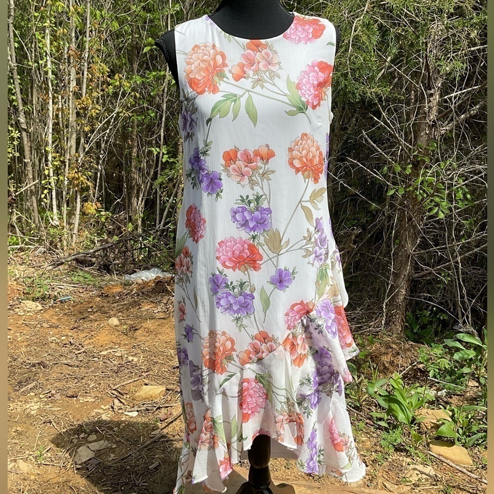 Calvin Klein floral dress. Size 10